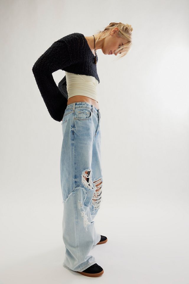 Pacsun Women's Ripped Baggy Jeans