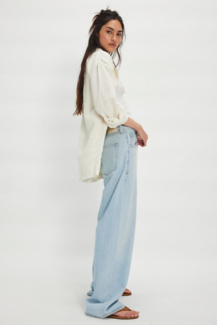 Citizens of Humanity Brynn Drawstring Trousers at Free People in Light Wash, Size: 27