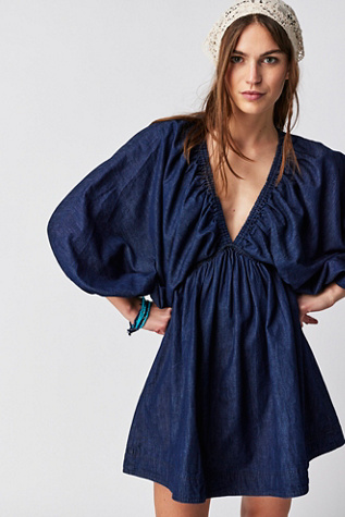 Portia Denim Mini Dress | Free People