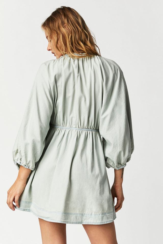 Portia Denim Mini Dress #1