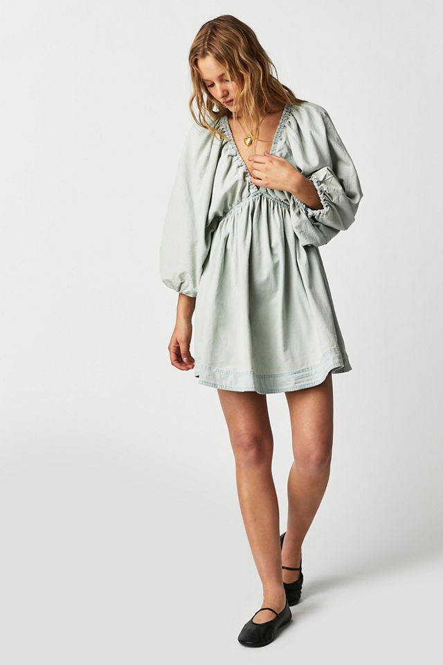 Portia Denim Mini Dress #2