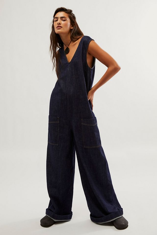 Free People Denim Jumpsuit - Women's Everyday Denim