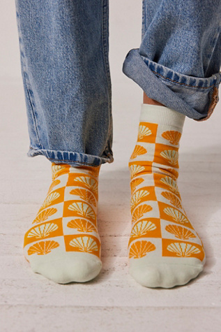 Classic Check Crew Socks (3 Pairs) In White| FI