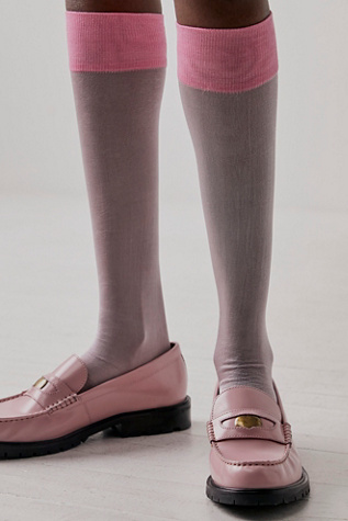 Maria La Rosa Solid Sheer Socks product page