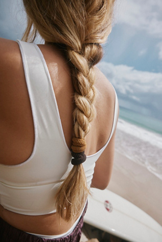 Kaxi Slick Back Pony Tail Holders by Kaxi Co. at Free People, Neutral Combo