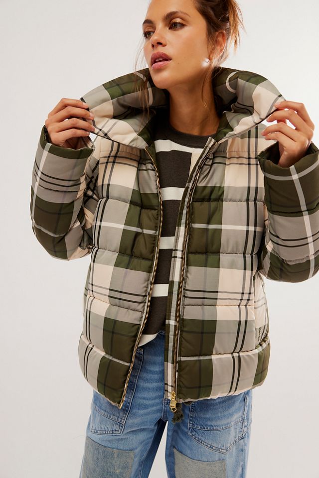 Tartan wax outlet jacket