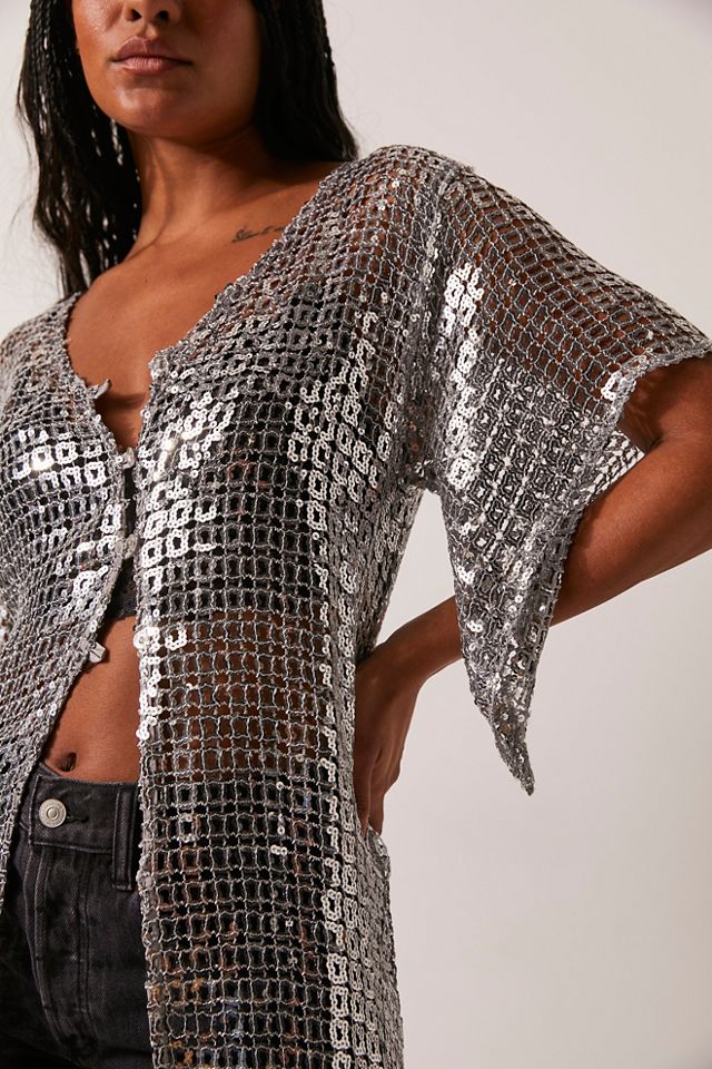 FP x EastNWestLabel Medusa Sequin Duster #2