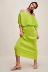 Never Fully Dressed Lime Tilly Dress