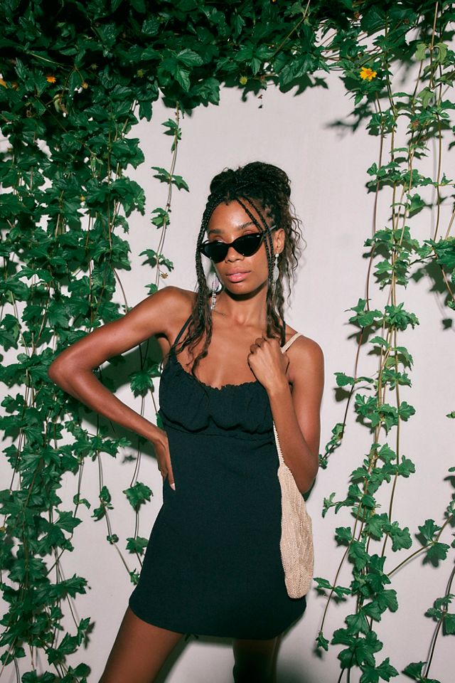 slim fit dress slacks Rent The Selia Green Linen Dress By Reformation