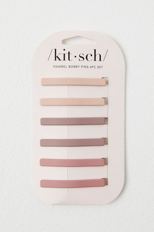 Kitsch Recycled Enamel Bobby Pin 6-Piece Set #1