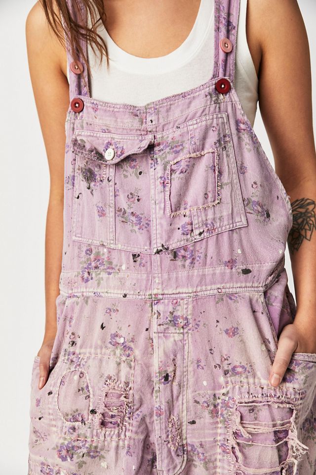 Vintage magnolia overalls