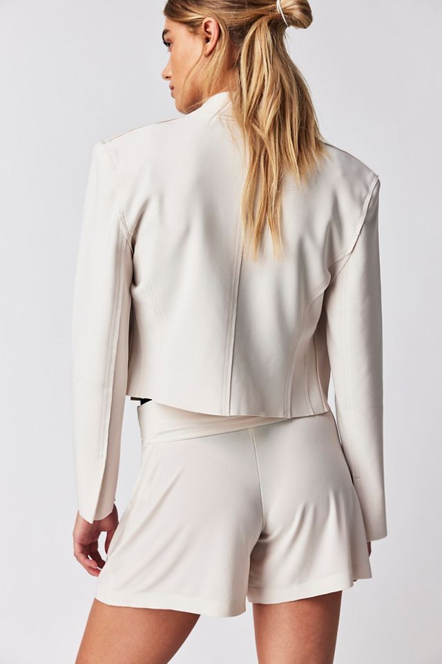 Norma Kamali Cropped Blazer Suit | Free People