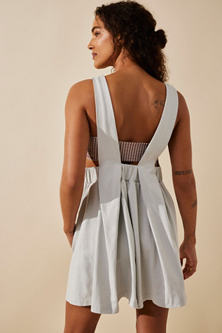 Cassie Low-Back Playsuit by free-est at Free People in Pebble, Size: XS