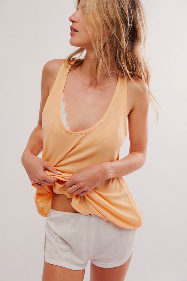 フリーピープル トップス タンクトップ OB517915 Free People Womens Best Night Tank Top White MD Free People The Laid Back Tank Optic White LG (Women's 12