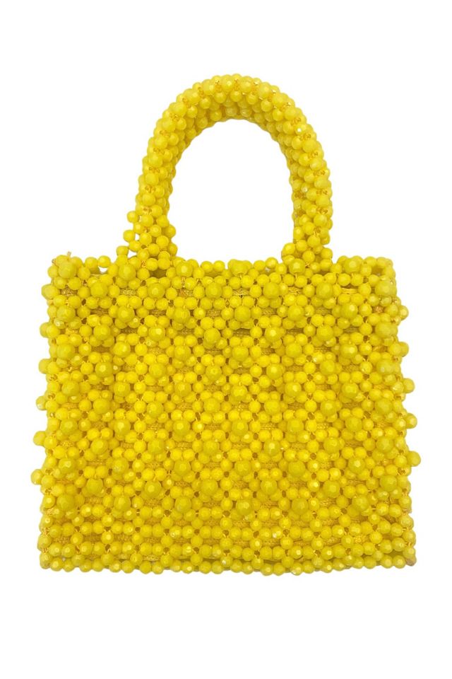 1970s Vintage Sunshine Beaded Hand Bag Selected by BusyLady Baca