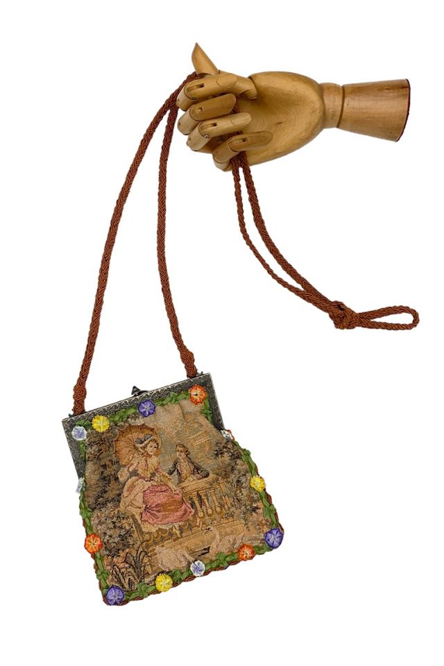 1980s Vintage Victorian Tapestry Long Strap Bag Selected by BusyLady Baca & The Goods #2