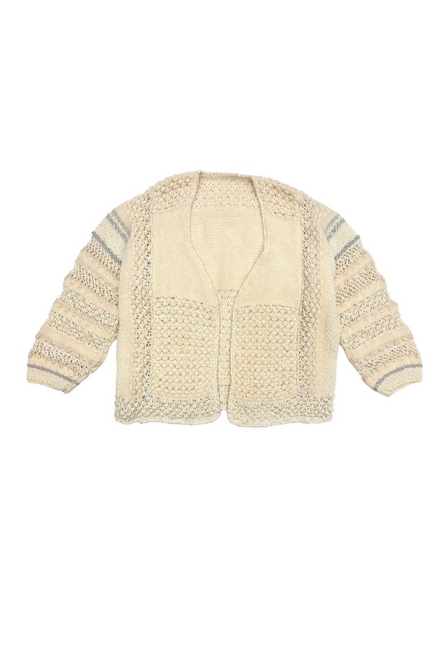 1970s Vintage Handknit Mohair Cardigan Sweater Selected by BusyLady Baca &  The Goods