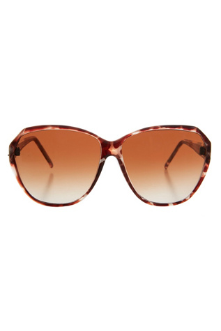 Vintage Nessa Sunglasses Selected by Sunglass Museum at Free People in Brown