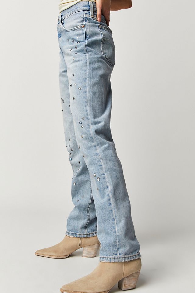 Levis studded jeans new arrivals