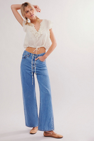 Levi's Ribcage Wide-Leg Jeans product page