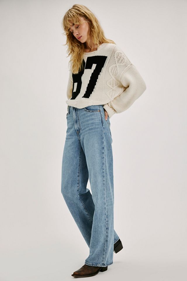 Levi's Ribcage Wide-Leg Jeans #2