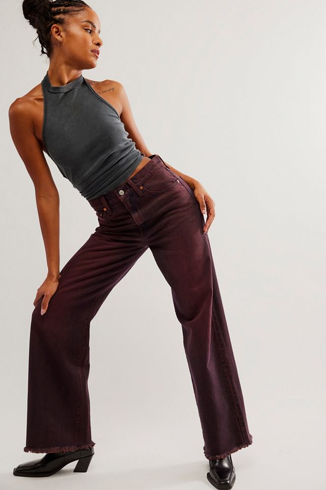 LEVI'S Ribcage Wide-Leg Jeans in Fairy Dust Dreams