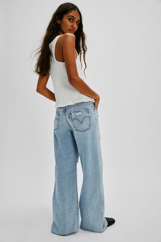 Levi's Ribcage Wide-Leg Jeans | Free People