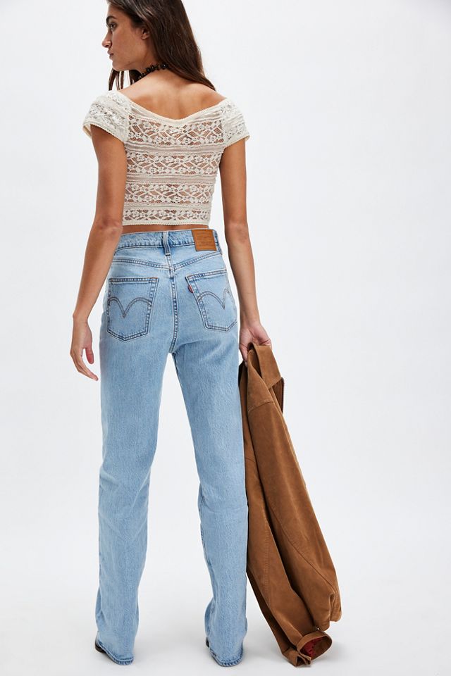 Jeans taille haute Levi's Ribcage #1