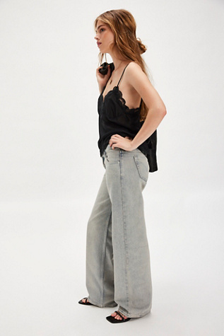 Levi's Low Loose Jeans at Free People in Grey, Size: 29