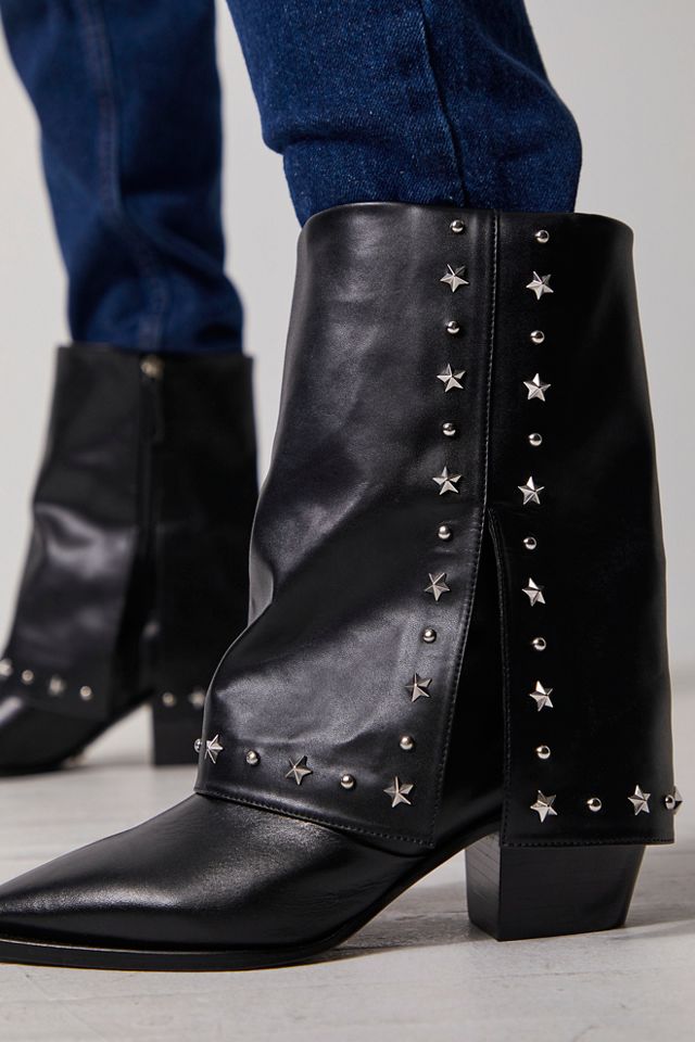 Bottes repliées à motifs étoilés #1
