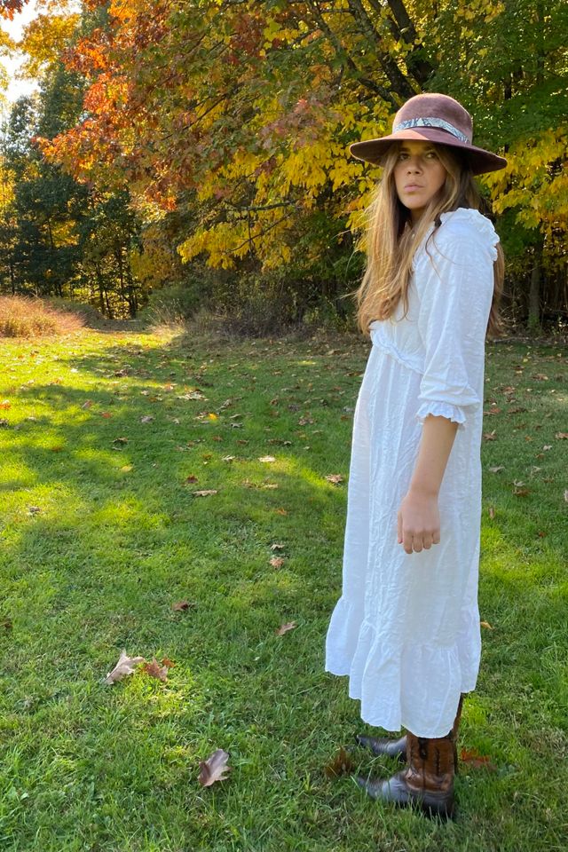Wool Brown Floppy Hat with Faux Snakeskin Band Selected By  display picture 1