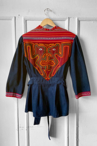70’s Embellished Denim Wrap Jacket Selected by MARMALADE