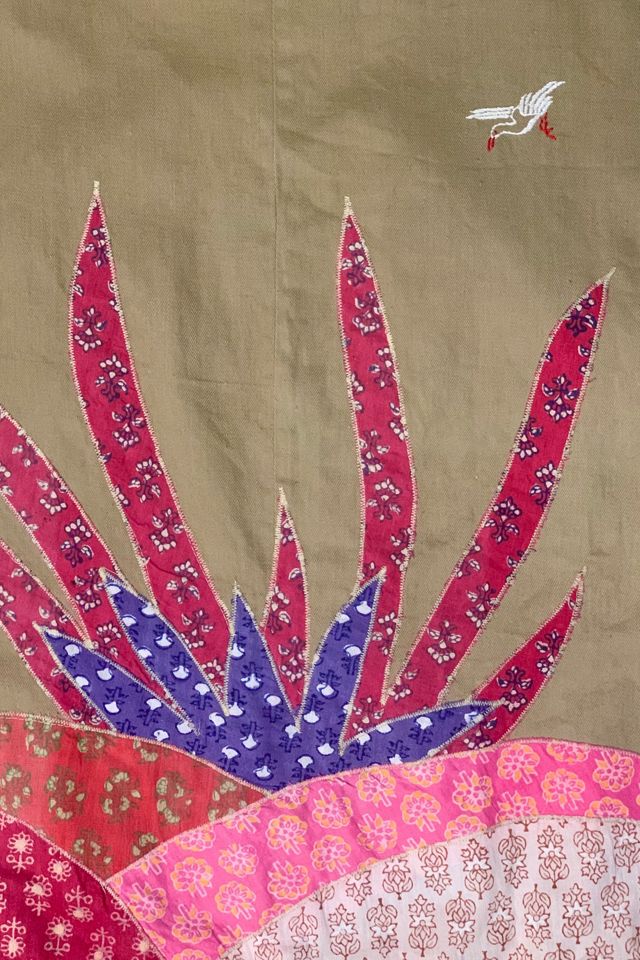 Vintage 1960's India Cotton Patchwork Skirt Selected By Afterlife Boutique #2