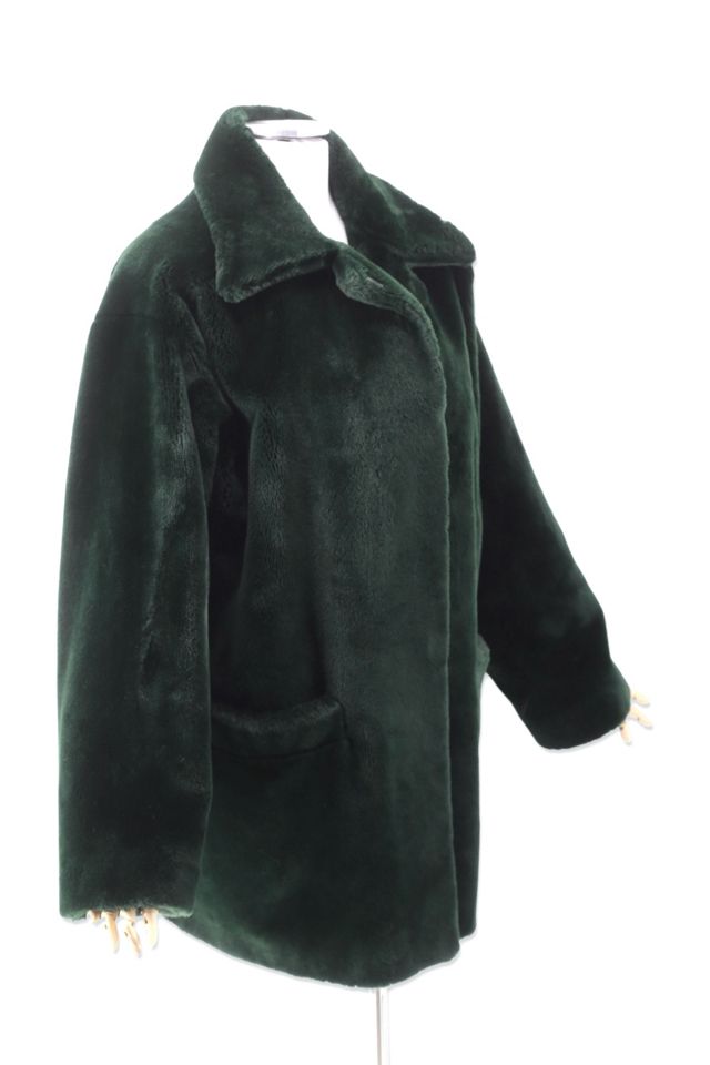 1990s La Maison Plush Faux Fur Coat Selected By Ritual Vintage #1