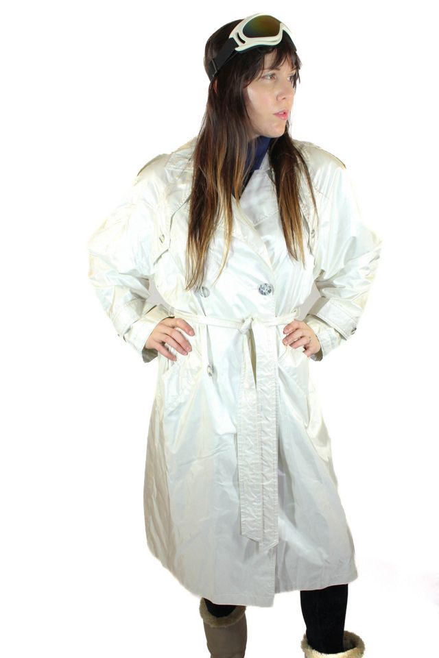 Alpine Slopes Trench Coat Selected By Moons + Junes Vintage #1