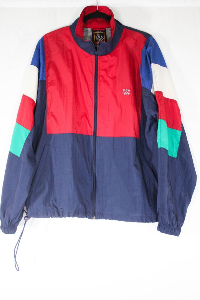 Vintage USA Olympics Packable Windbreaker Jacket Selected By Moons + Junes Vintage #3