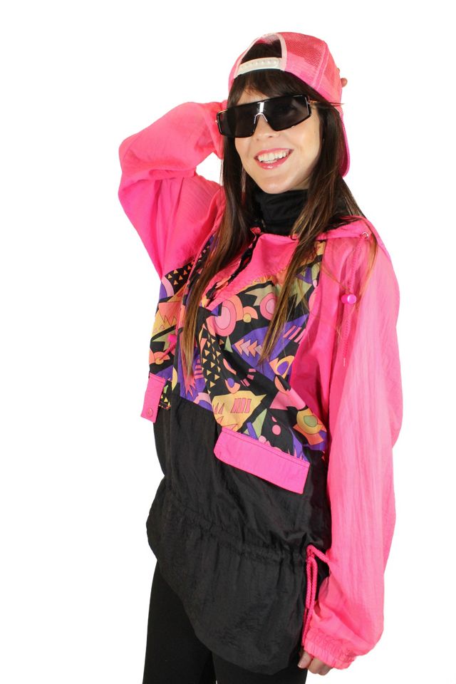 1980s Hooded Windbreaker Jacket Selected By Moons + Junes Vintage #1