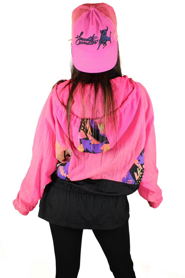 1980s Hooded Windbreaker Jacket Selected By Moons + Junes Vintage #2