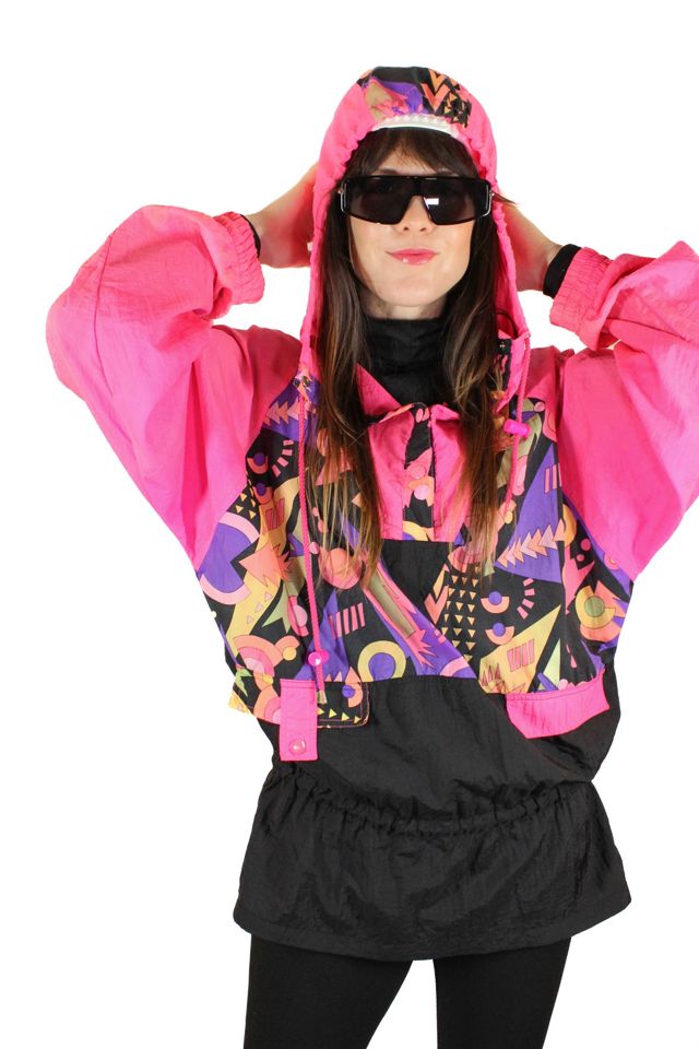 1980s Hooded Windbreaker Jacket Selected By Moons + Junes Vintage #3