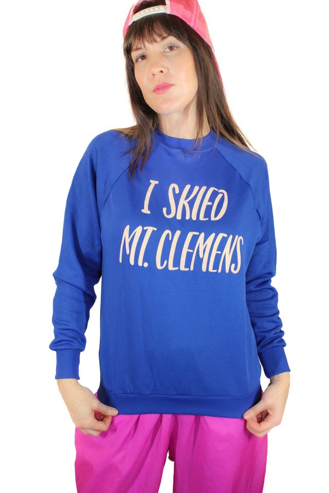 1970s I Skied Mt. Clemens Sweatshirt Selected By Moons + Junes Vintage #1