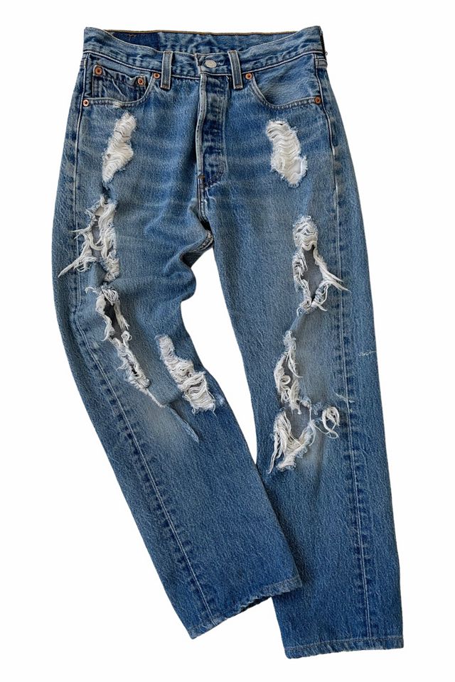 Vintage Distressed Levi's 501 Jeans Selected by Raleigh Vintage | Free  People