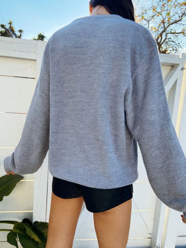 Dior Grey Sweater with CD Logo Selected by Madly Vintage #2