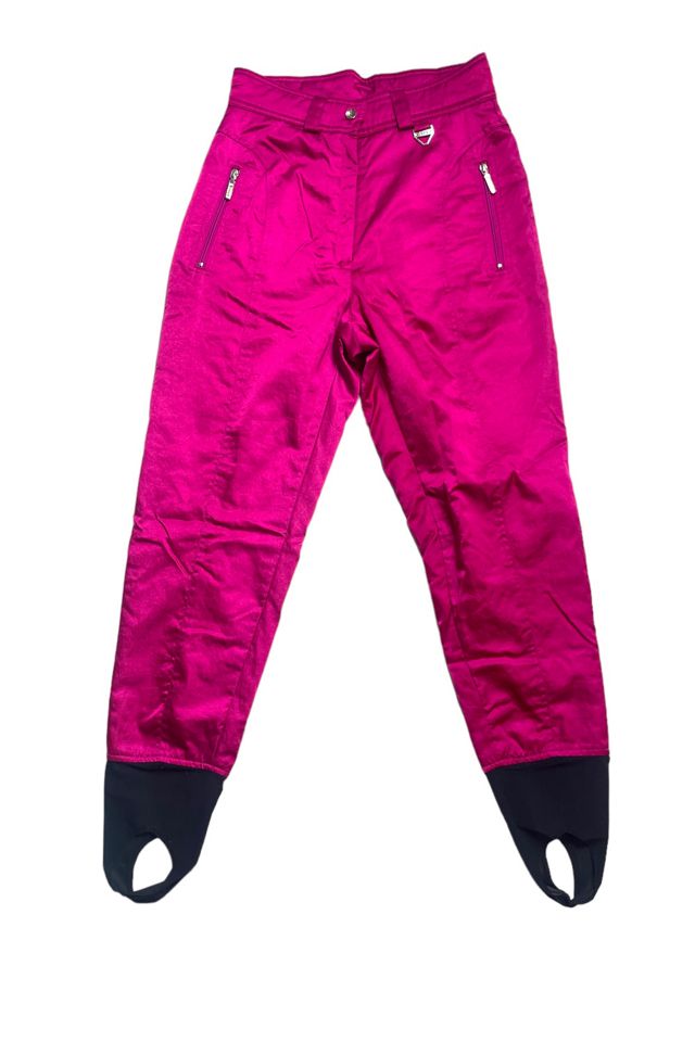 Vintage Ski Lion Men's Size S Snow Bib Black Snow Pants Overalls