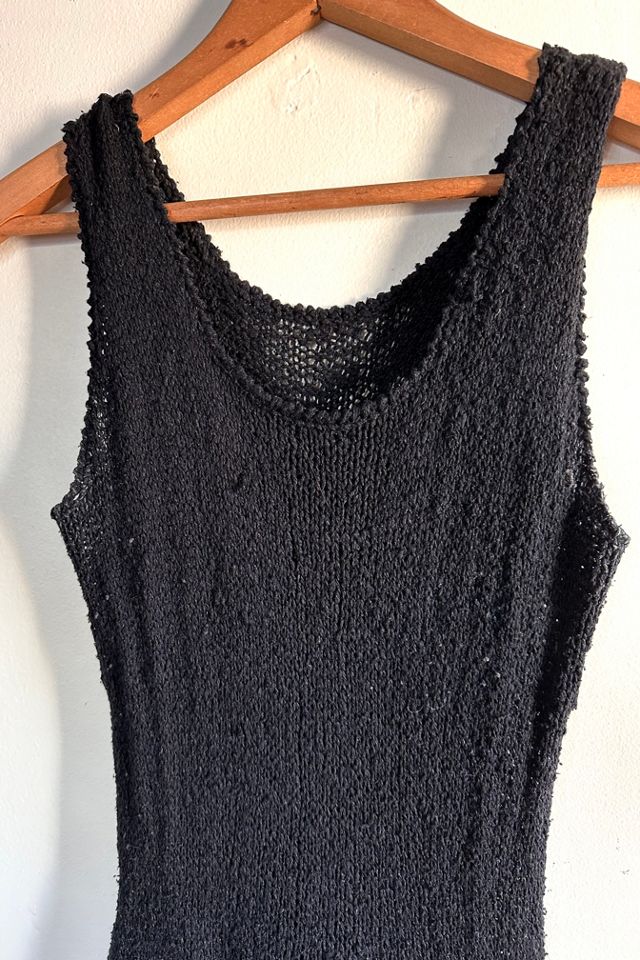1980s Black Knit Dress Selected by Cherry #2