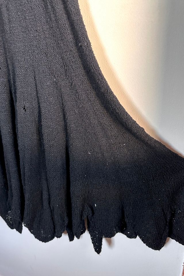 1980s Black Knit Dress Selected by Cherry #3