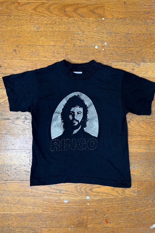 Y2K Silver Glitter Ringo Starr Tee Selected by Cherry #1