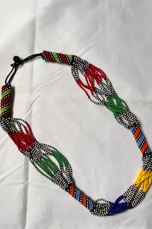 1970s Multi-Colored Beaded Necklace Selected by Cherry #1