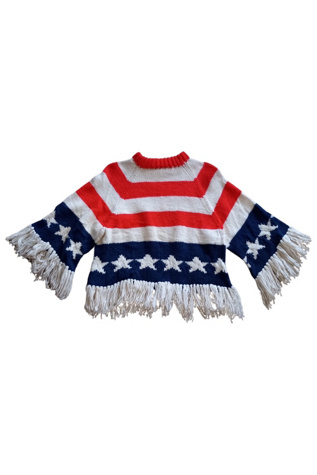 Flag Knit Sweater top main image 0