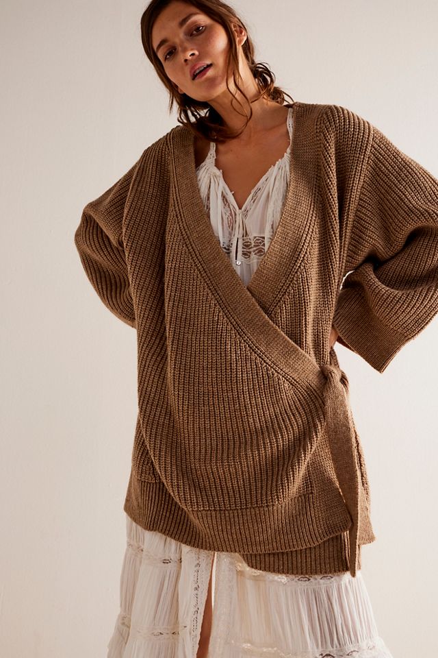 Free people shop wrap cardigan