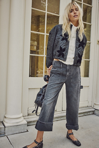 We The Free Major Leagues Mid-Rise Cuffed Jeans | Free People